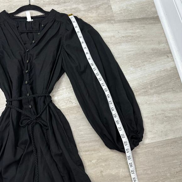 KIVARI - Raquelle Playsuit Romper - Black Size US 2 - Picture 9 of 13